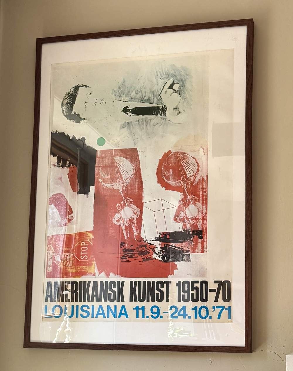 Amerikansk Kunst 1950-70 exhibition poster