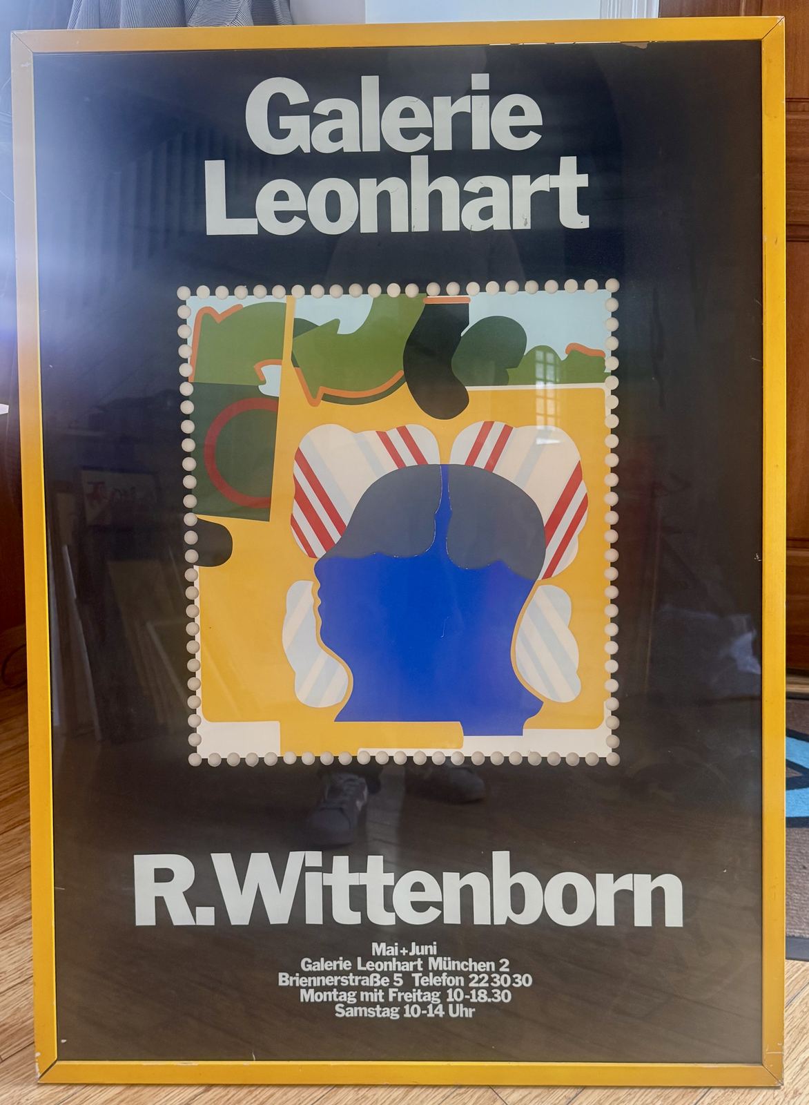 Galerie Leonhart R. Wittenborn exhibition poster, Munich