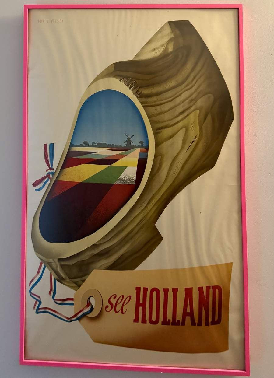 See Holland vintage travel poster